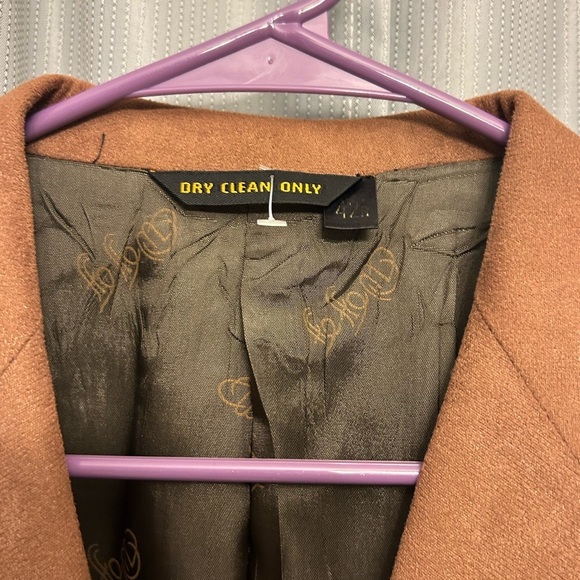 Farah WFF Designer Series Men.UltrasuedeSport Coat Blazer Camel 42R - Picture 8 of 10